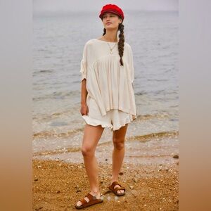 Free People Ocean Pier Cotton-Linen Set